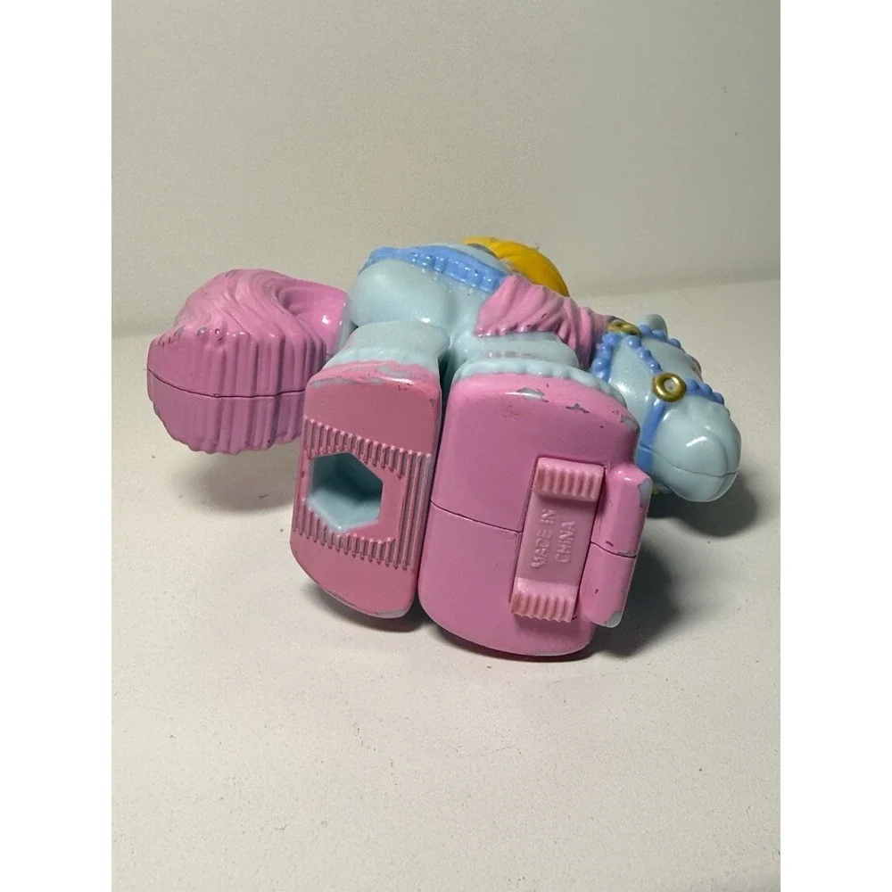 Cinderella Little People Klip Klop Blue Horse Princess Mattel